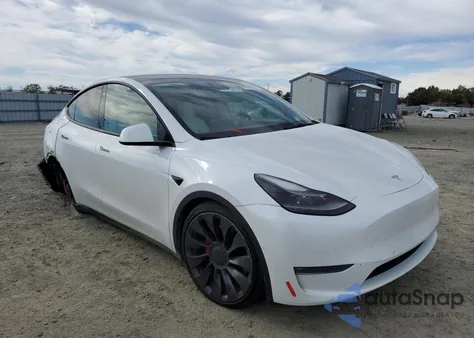 2022 Tesla Model Y from USA, damaged, VIN 7SAYGDEF2NF326137